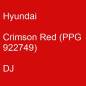 Preview: Hyundai, Crimson Red (PPG 922749), DJ.